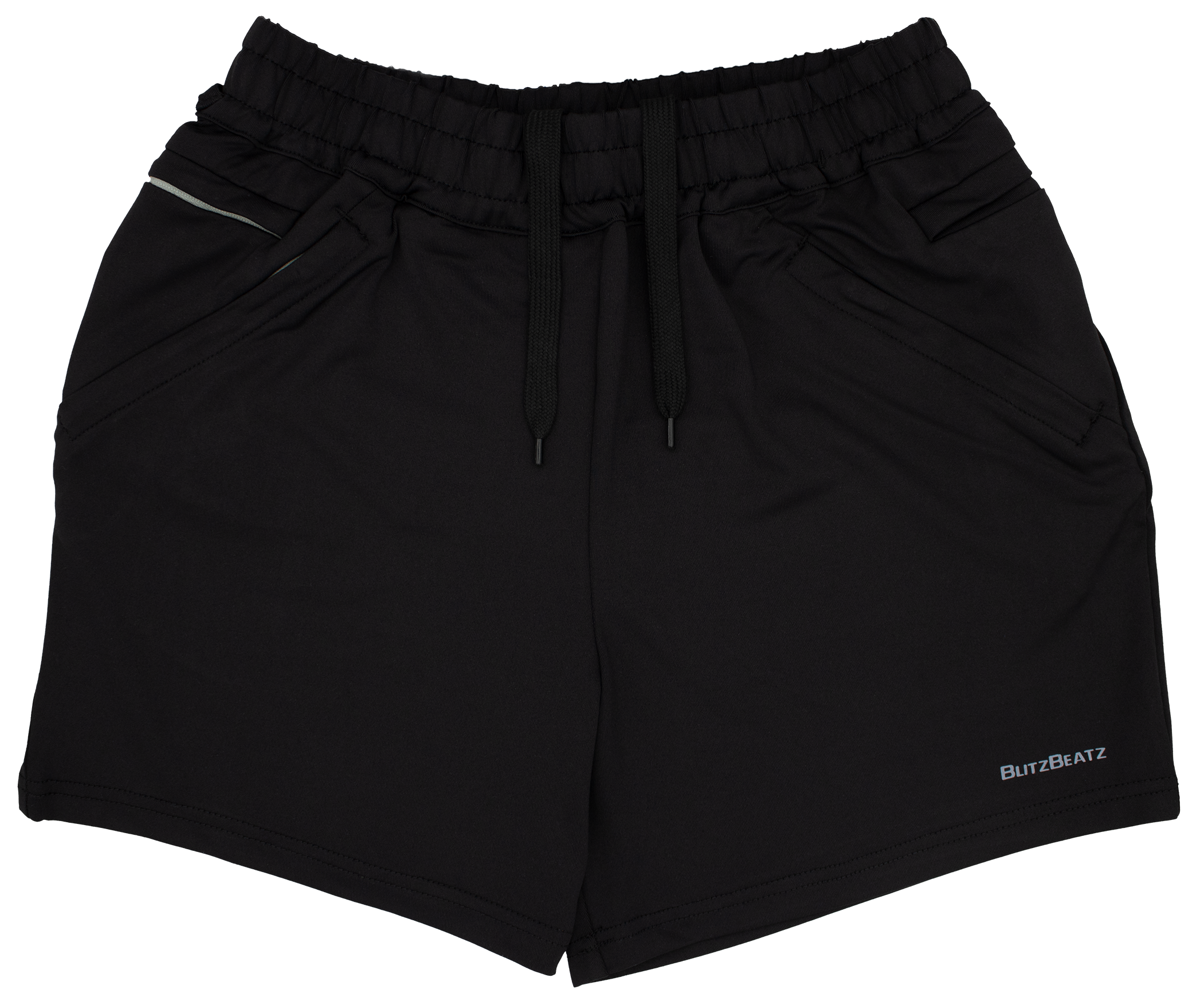 THE SWINGGGR NYLON SHORT SLEEVE, BLACK Mid-Length - Black with Gray Zippers – BlitzBeatz